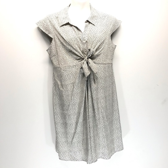 Lightweight Patterned Cap-Sleeved Midi Dress Fits Up To Women’s Size 18 VGUC - Picture 2 of 7